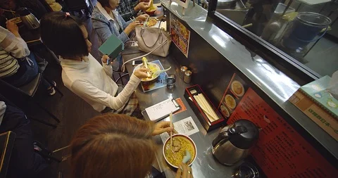 Ramen noodles Video stock 114489953