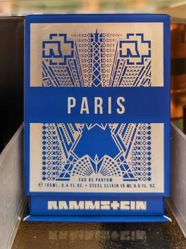 Rammstein Paris Perfume Box Stock Photos