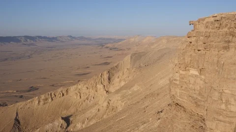 The Ramon Crater 03 Stock Footage 123340922