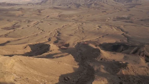 Ramon crater 10 Stock Footage 126329786