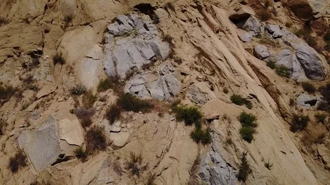 Ramona, CA - Cloudy Moon Dr Boulders - Drone Video Video stock 88832684
