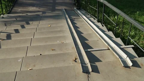 A ramp for the disabled Video stock 138445019