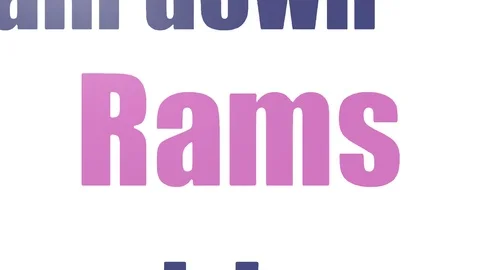 Rams Word Cloud Animated Isolated On White Stock Footage 103657644