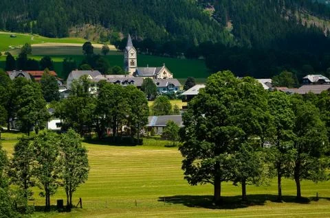 Ramsau am Dachstein. Stock Photos