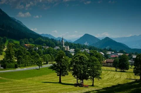 Ramsau am Dachstein. Stock Photos