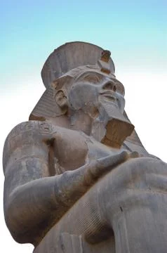 Ramses ii statue Stock Photos