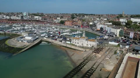 Ramsgate is a seaside town Stock Footage 261240746
