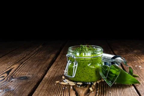Ramson Pesto Stock Photos