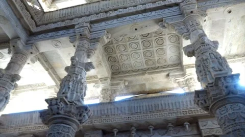 Ranakpur Temple 11 Stock Footage 46089276