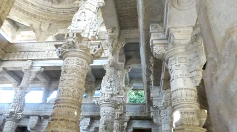 $Ranakpur Temple 12 Stock Footage 46091320