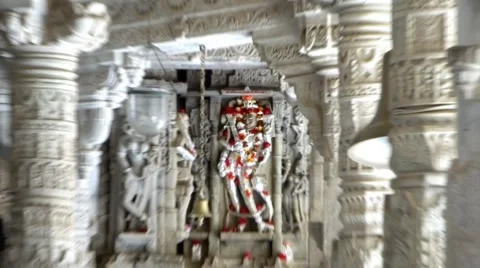 Ranakpur Temple 5 Stock Footage 46078462
