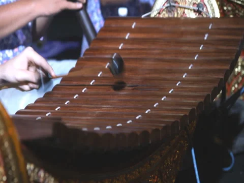 Ranat, Thai xylophone performing Stock Footage 59850311