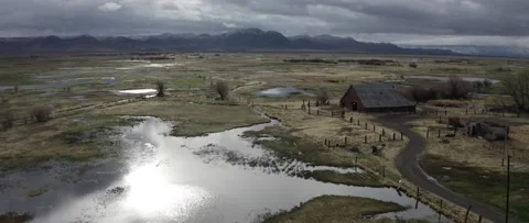 Ranch Aerial Stock Footage 238406735