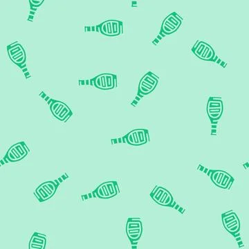 Ranch dressing condiment glyph vector seamless pattern Illustrazione stock