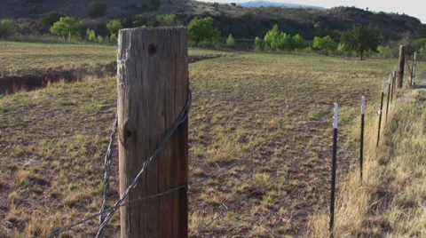 Ranch gate 2 Stock Footage 30341448