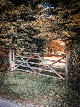 Ranch Gate Foto stock