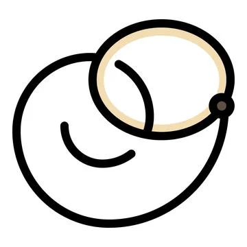 Ranch lasso icon vector flat 库存插图