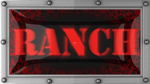Ranch on led 库存影片 8743334
