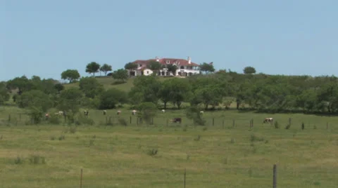 A ranch in Texas Stock Footage 24693770