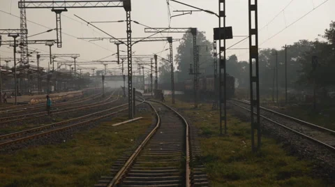 Ranchi Train tracks 库存影片 62710643