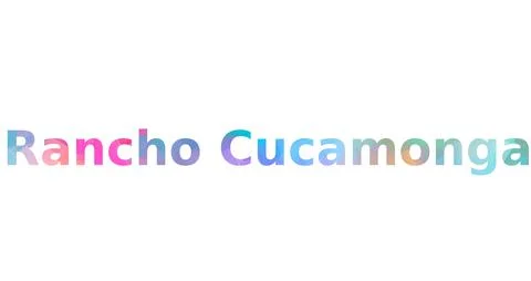 Rancho Cucamonga Stock Illustration