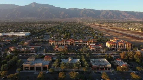 Rancho Cucamonga Skyline Stock Footage 163625744