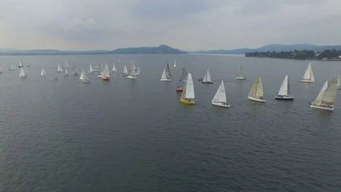 Rancin Boats Stock Footage 75044336