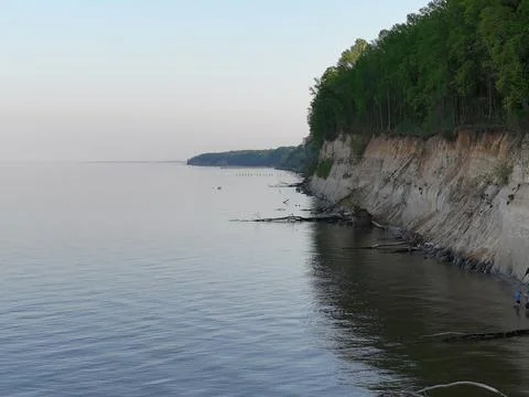 Randles cliffs Foto stock