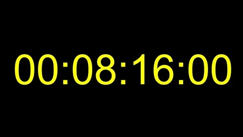 Random 24FPS Time Code Numbers Vidéo 240578575