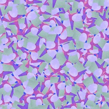 Random abstract geometric shapes pattern Illustrazione stock