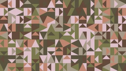 Random abstract geometrical triangle mosaic pattern background design イラスト素材
