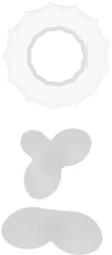 Random Abstract Graphic Assets for Designers Stock Illustration