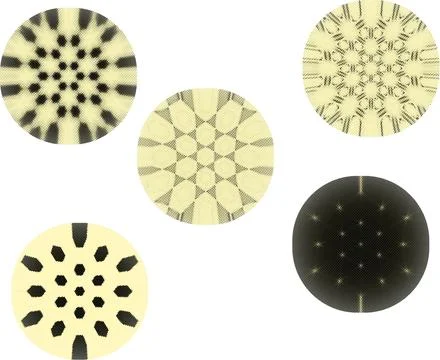 Random Abstract Graphic Assets for Designers Stock Illustration
