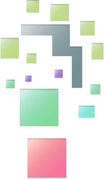 Random Abstract Vector Elements Set for Multi Purpose Artwork Stock Illustration