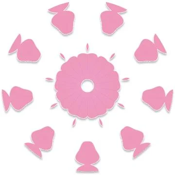 Random Abstract Vector Elements Set for Multi Purpose Artwork Stock Illustration