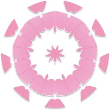 Random Abstract Vector Elements Set for Multi Purpose Artwork イラスト素材