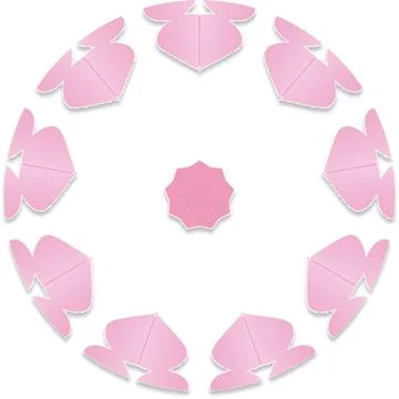 Random Abstract Vector Elements Set for Multi Purpose Artwork イラスト素材