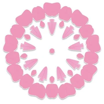 Random Abstract Vector Elements Set for Multi Purpose Artwork 스톡 일러스트