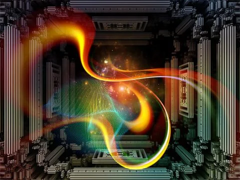 Random Access Dreams Stock Illustration