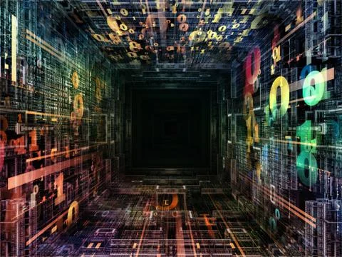 Random Access Dreams Stockillustratie