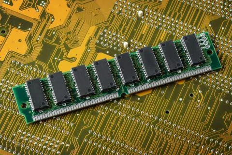 Random Access Memory (RAM), the computer memory Stock Photos