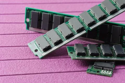 Random Access Memory (RAM), the computer memory Stock Photos