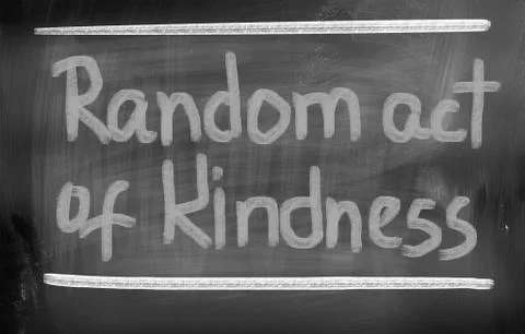 Random act of kindness concept Stock Illustration