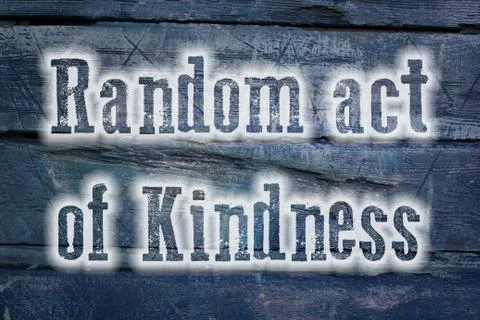 Random act of kindness concept Stock Illustration