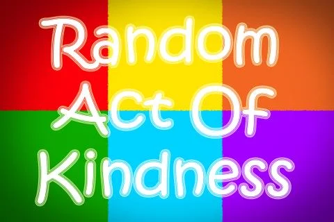 Random act of kindness concept Stock Illustration