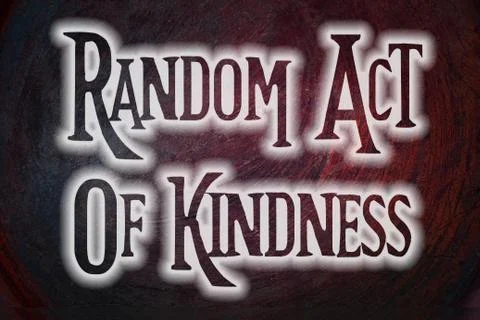 Random act of kindness concept Stock Illustration