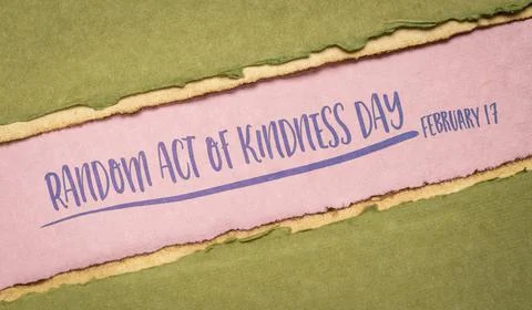 Random act of kindness day Stock Photos