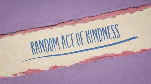Random act of kindness Stock Photos