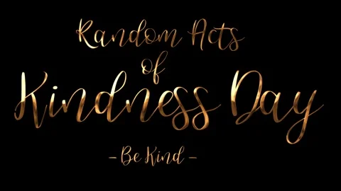 Random Acts of Kindness Day - Be Kind Stock Footage 302885422
