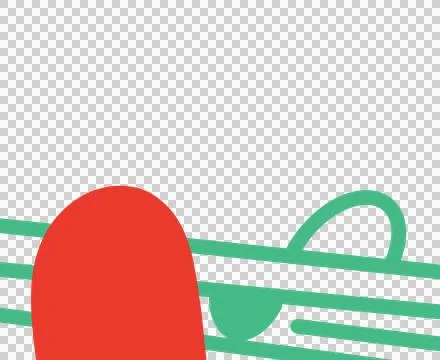 Random and color fill shape geometric modern colorful style background footer Illustrazione stock